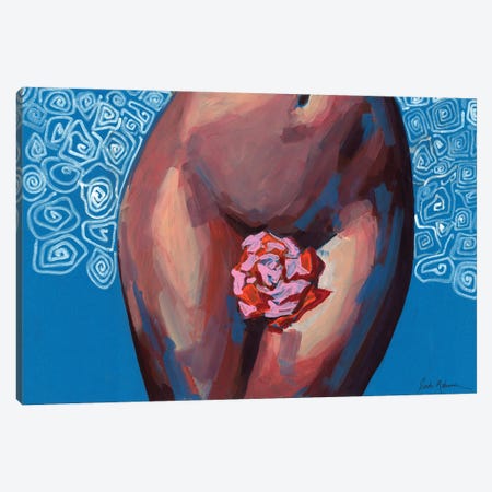 Vulva Canvas Print #SRB149} by Sasha Robinson Canvas Wall Art