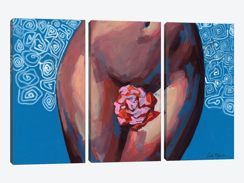 Vulva by Sasha Robinson 3-piece Canvas Wall Art