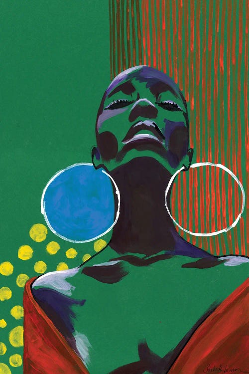 Woman With Earrings by Sasha Robinson wall art