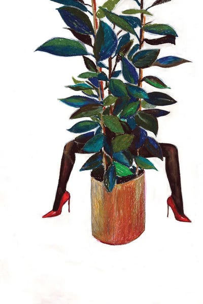 High Heels: Green Home Plant by Sasha Robinson