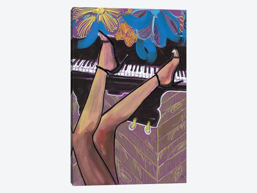 Piano Girl by Sasha Robinson 1-piece Canvas Artwork