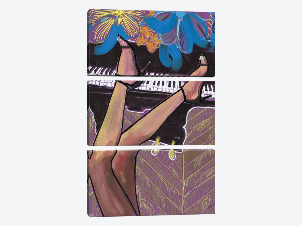 Piano Girl by Sasha Robinson 3-piece Canvas Art