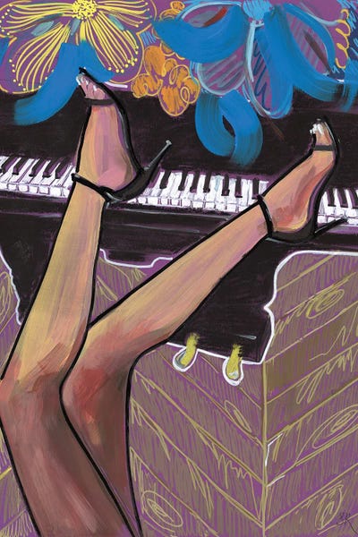 Pianos: Piano Girl by Sasha Robinson
