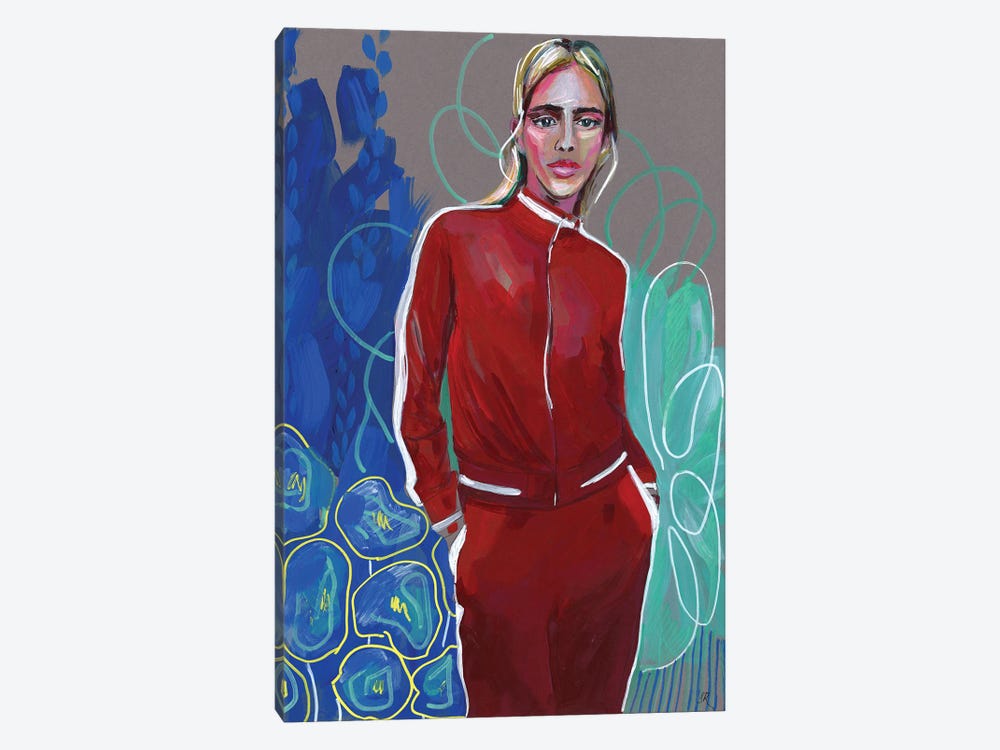 Red Jacket Girl by Sasha Robinson 1-piece Art Print