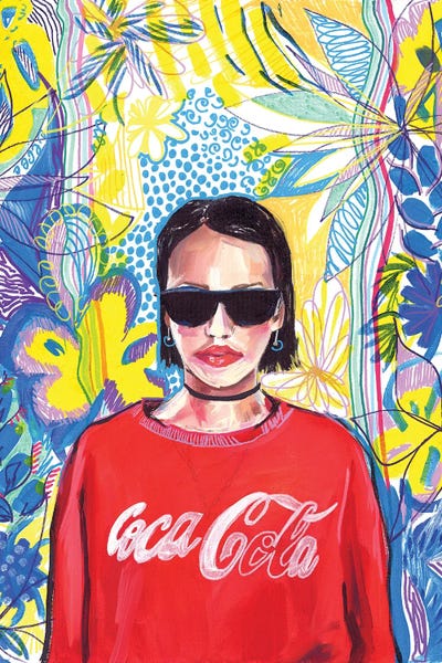 Eyewear: Coca Cola Girl by Sasha Robinson