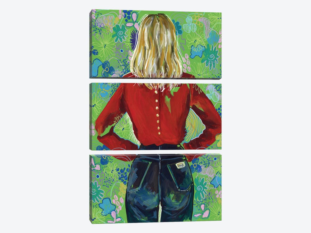 Turn Back Girl by Sasha Robinson 3-piece Canvas Art