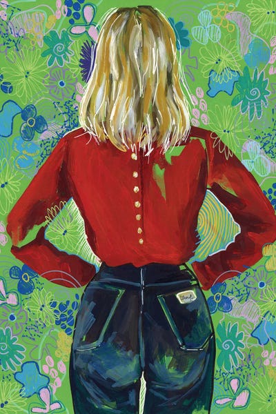 Women's Pants: Turn Back Girl by Sasha Robinson