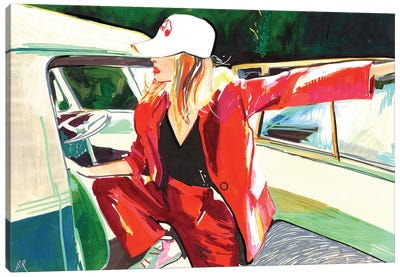 Red Summer Canvas Art Print - Sasha Robinson