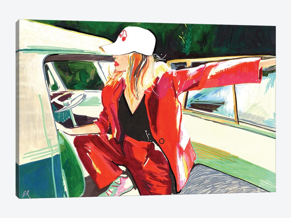 Red Summer by Sasha Robinson 1-piece Canvas Art Print