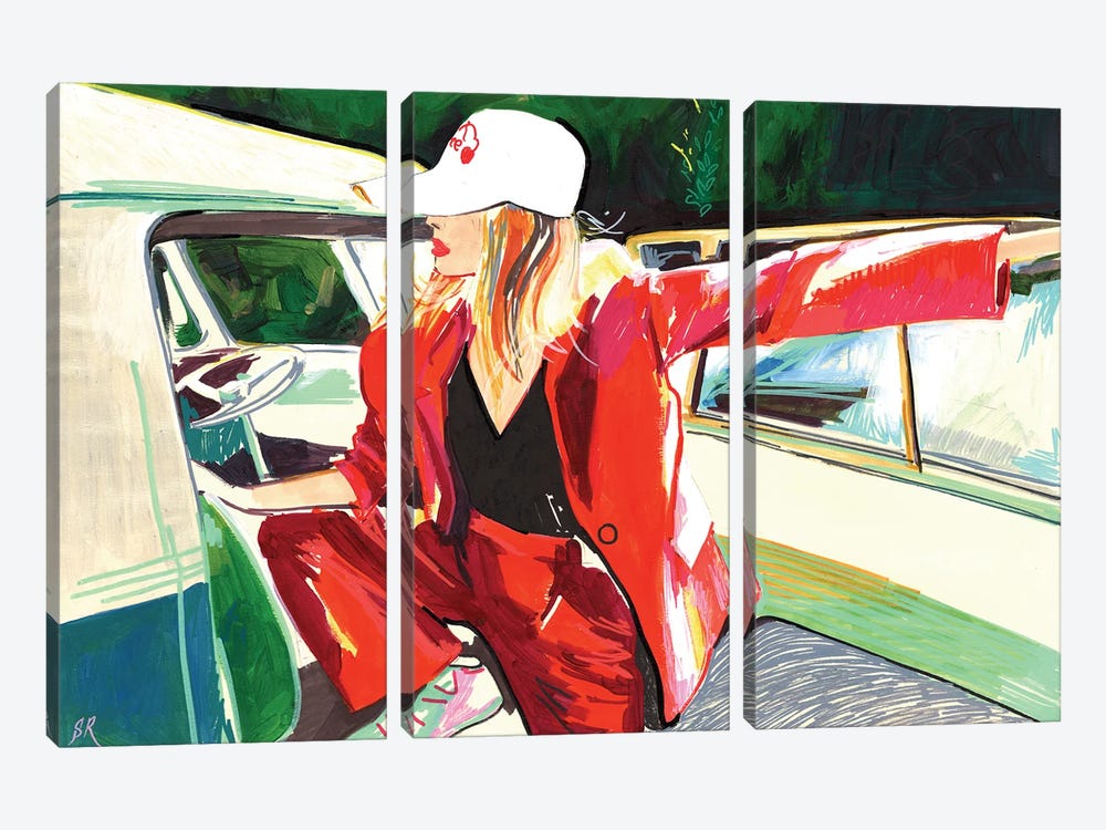 Red Summer by Sasha Robinson 3-piece Canvas Art Print
