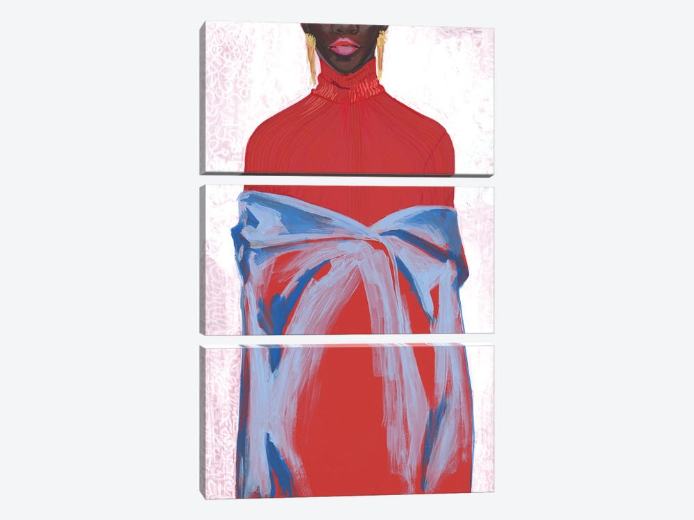 Red Dress II by Sasha Robinson 3-piece Canvas Art