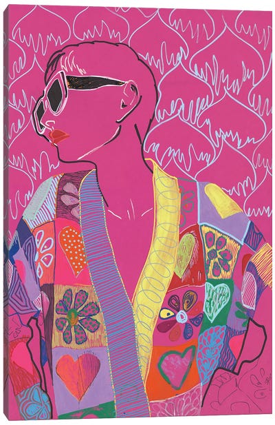 Made You Pink Canvas Art Print - Sasha Robinson