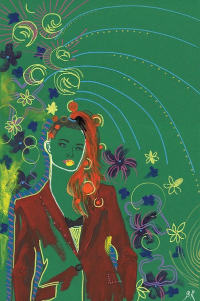 Graphic Fashion: Blossom Glow by Sasha Robinson