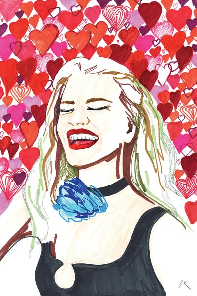 Coraline by Sasha Robinson framed canvas print