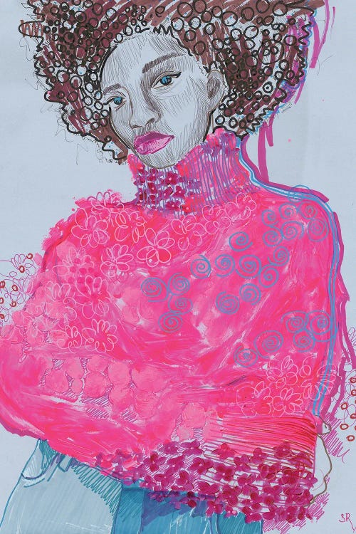 A Stiff Pink by Sasha Robinson wall art