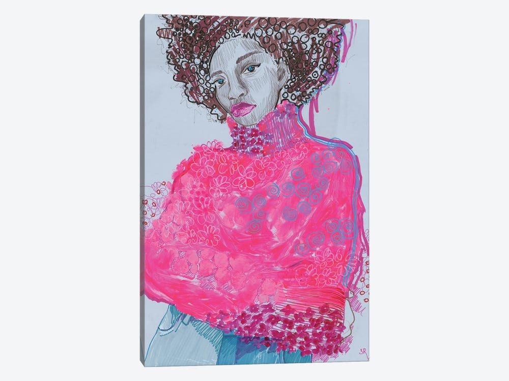 A Stiff Pink by Sasha Robinson 1-piece Canvas Print