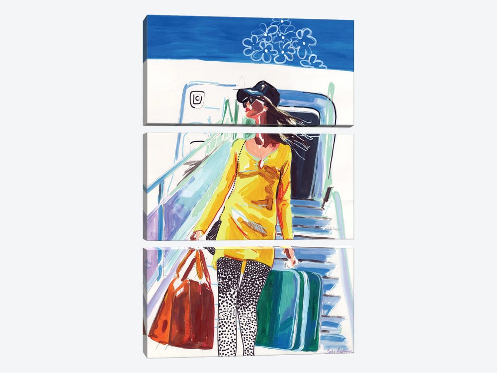 In Love With Travelling by Sasha Robinson 3-piece Canvas Print