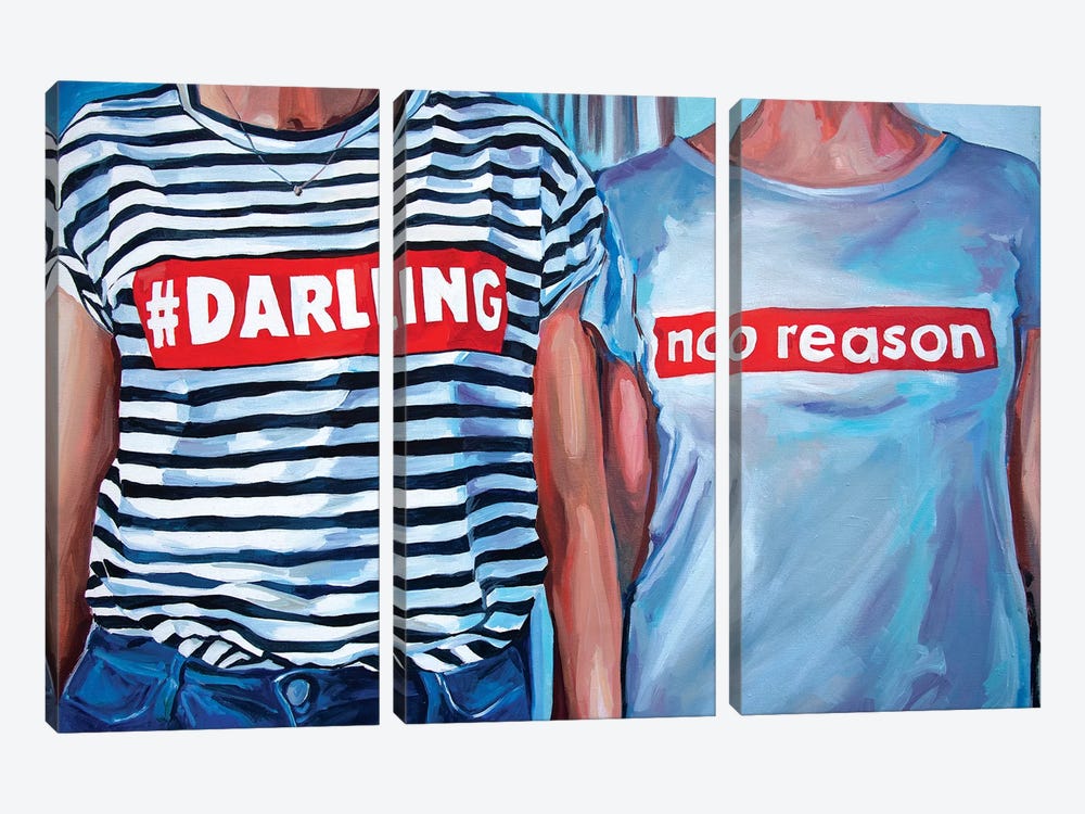 Darling, No Reason by Sasha Robinson 3-piece Art Print