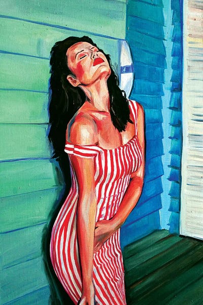 Dressupstrips by Sasha Robinson canvas print