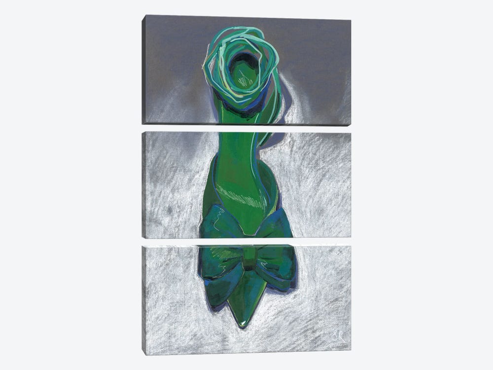 Green Shoe by Sasha Robinson 3-piece Canvas Art