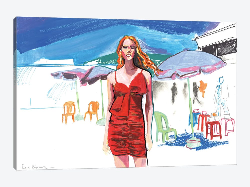 Red Flame Girl by Sasha Robinson 1-piece Art Print