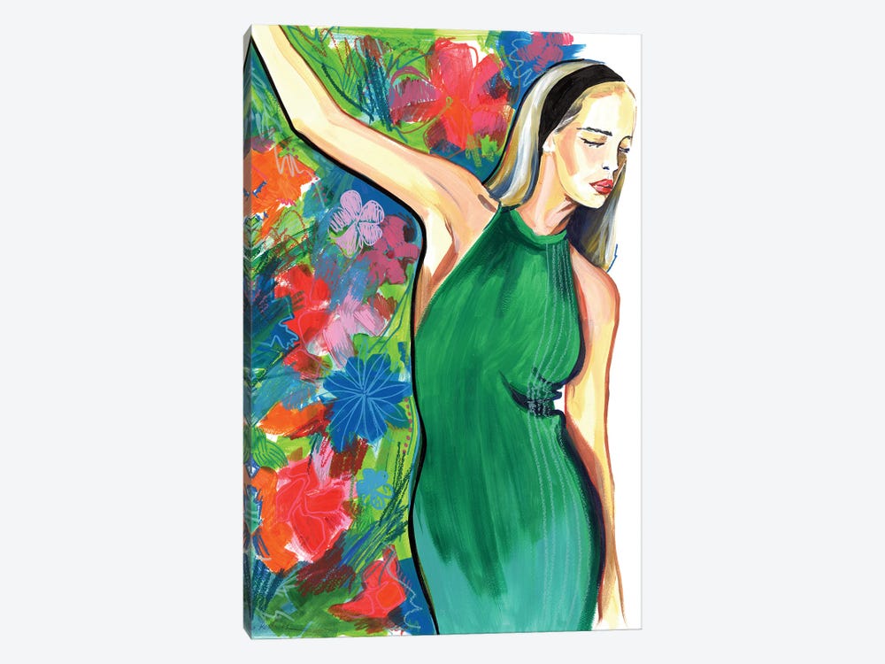 Flower Blossom Girl by Sasha Robinson 1-piece Canvas Art