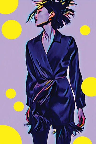 Very Peri Flame by Sasha Robinson canvas print