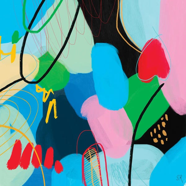 Sasha Robinson: A Feeling Of Spring Large Abstract by Sasha Robinson
