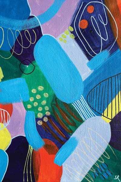 Abstracts For The Optimist: Flashy Emotions Abstract by Sasha Robinson