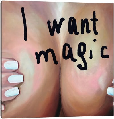 I Want Magic Canvas Art Print - Sasha Robinson