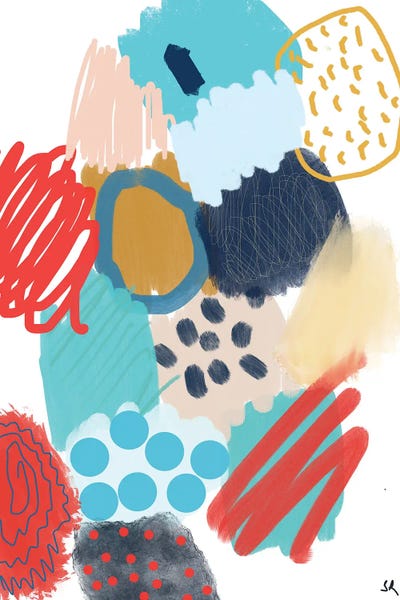 Impressionist Abstract Seascape by Sasha Robinson canvas print