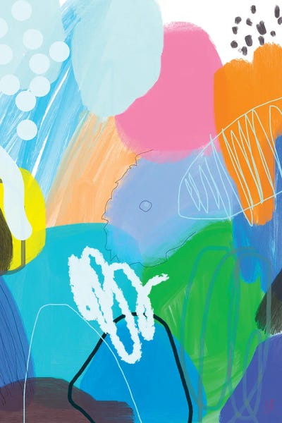 Sasha Robinson: A Feeling Of Spring Large Abstract Painting by Sasha Robinson