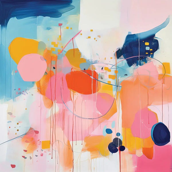 Colorful Abstracts: Ocean Abstract by Sasha Robinson