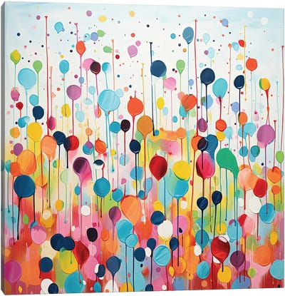Abstract Dots Canvas Art Print - Sasha Robinson