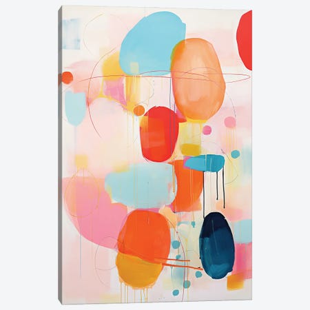 Colorful Abstractions Canvas Print #SRB269} by Sasha Robinson Canvas Art Print