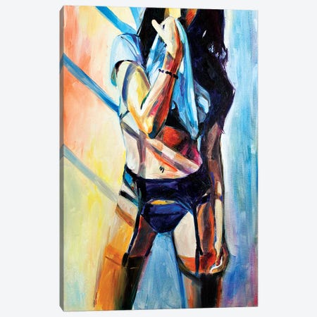 Almost Naked Canvas Print #SRB2} by Sasha Robinson Canvas Art
