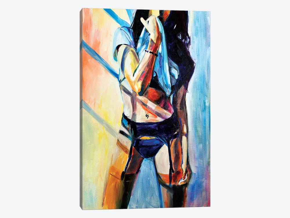 Almost Naked by Sasha Robinson 1-piece Canvas Art Print