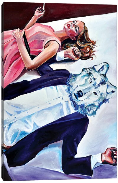 Is It Wolf Canvas Art Print - Sasha Robinson
