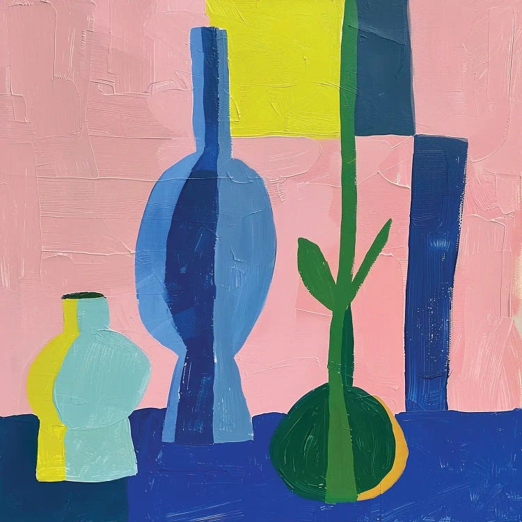 Fauvist Harmony Vibrant Still Life