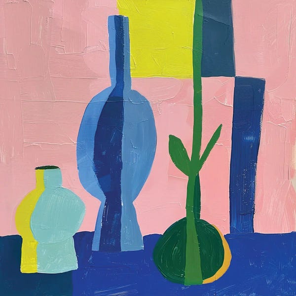Sasha Robinson: Fauvist Harmony Vibrant Still Life by Sasha Robinson