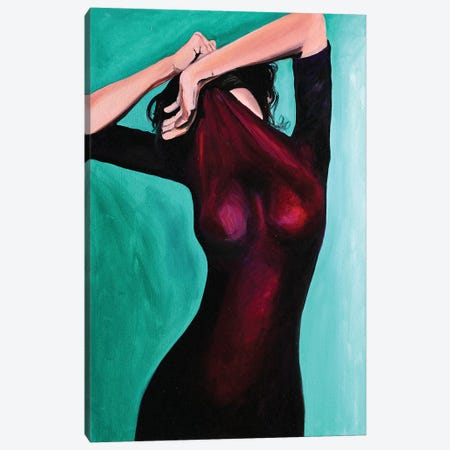Small Black Dress Canvas Print #SRB55} by Sasha Robinson Canvas Print