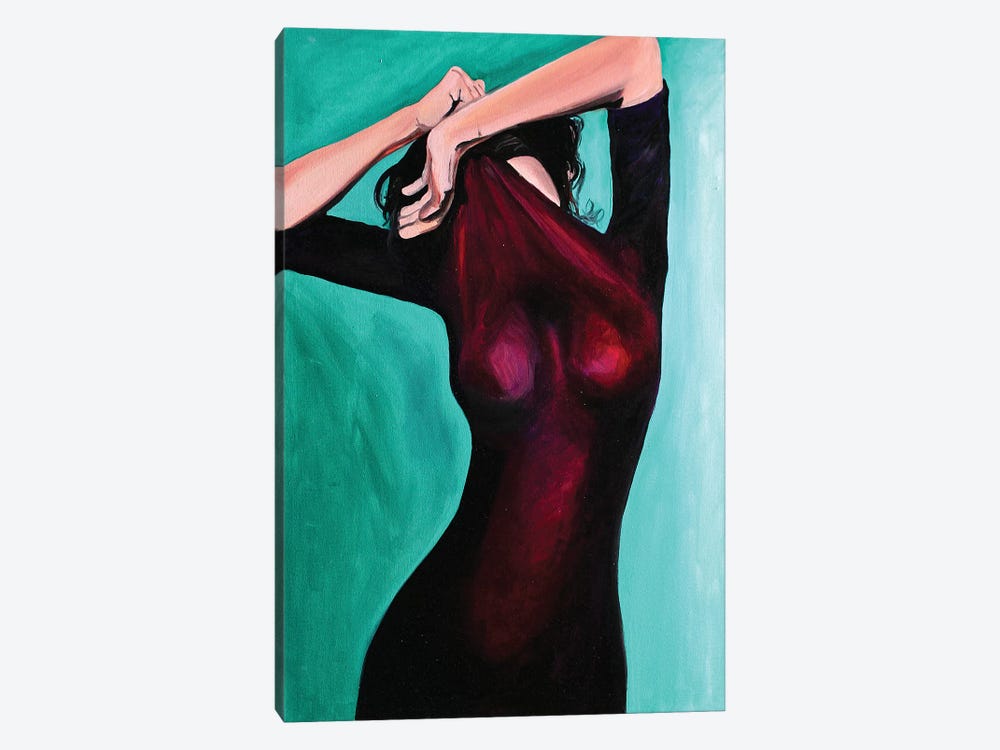 Small Black Dress by Sasha Robinson 1-piece Canvas Art Print