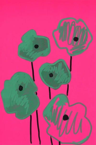 Sasha Robinson: Green Flowers by Sasha Robinson