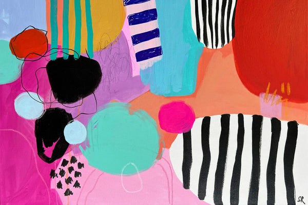 Sasha Robinson: Vibrant Bold Canvas by Sasha Robinson