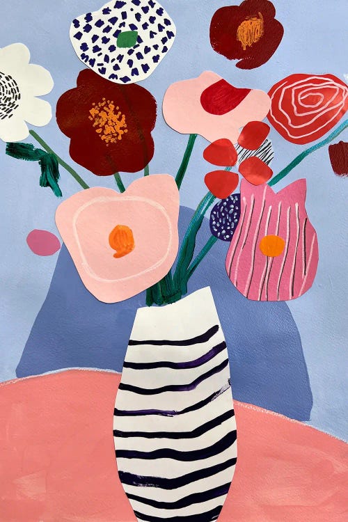 Abstract Flower Artwork by Sasha Robinson wall art