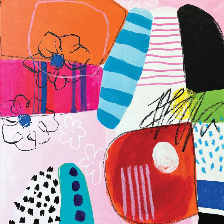 Artwork With Bold Shapes by Sasha Robinson wall art