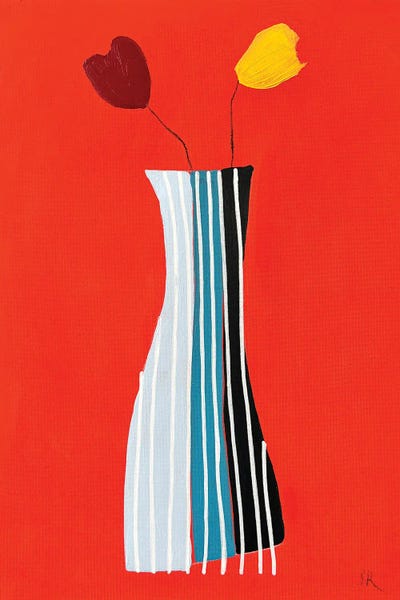 Matisse-Inspired Vase Painting