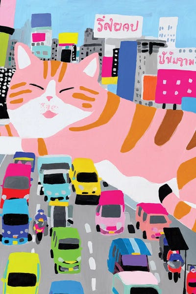 Giant Cat In Bangkok