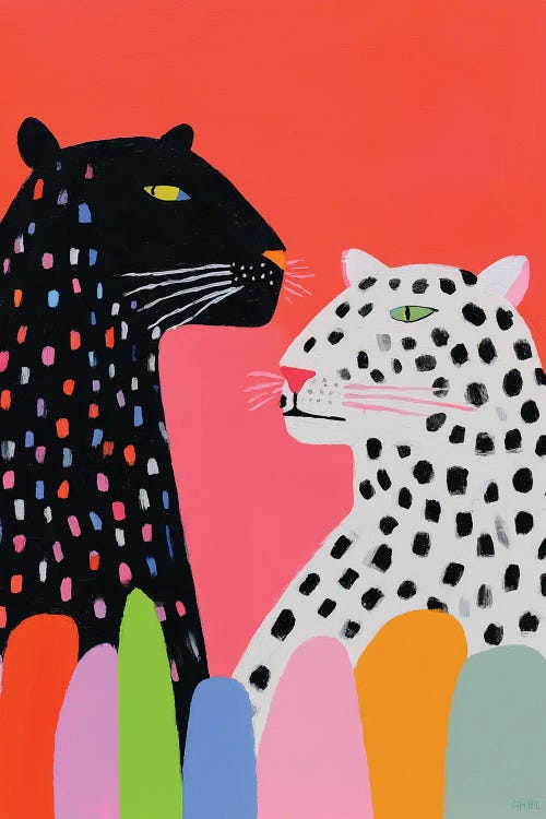 Leopard Lovers by Sasha Robinson wall art