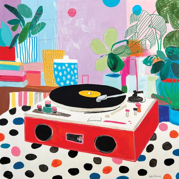 Sasha Robinson: Retro Record Player by Sasha Robinson